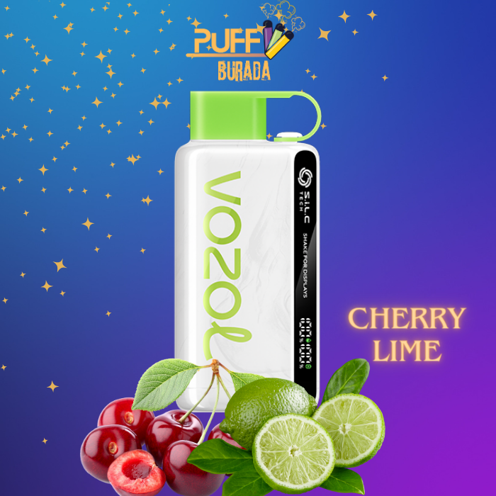 vozol 12000 cherry lime