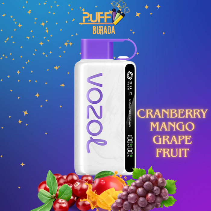 vozol 12000 cranberry mango grapefruit