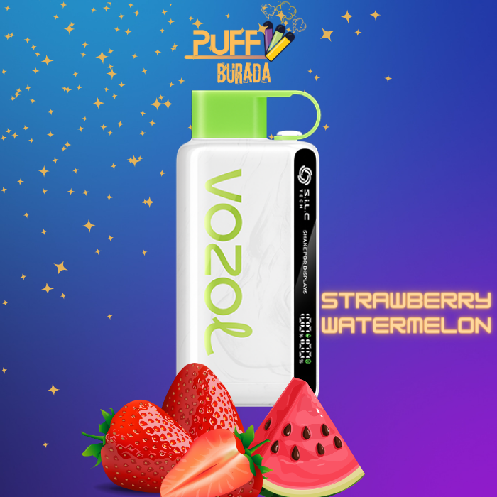 vozol star 12000 puff strawberry watermelon puffburada