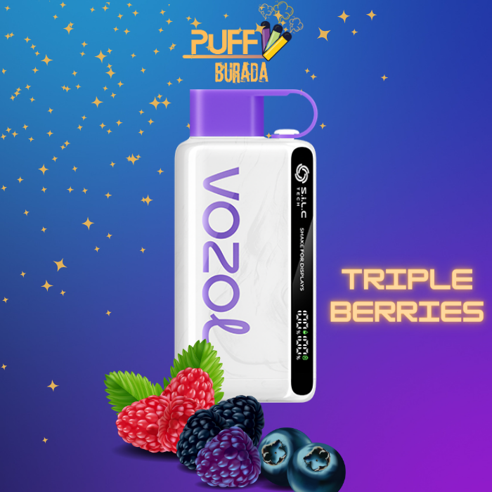 vozol star 12000 puff trıple berrıes puffburada
