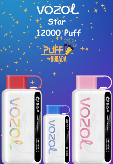 vozol star 12000 puff aromalar puffburada
