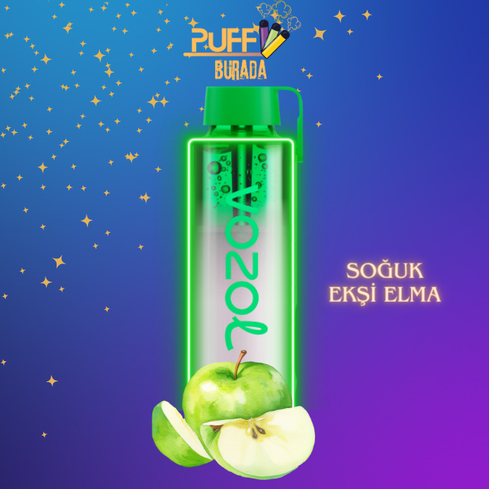 vozol neon 10000 sour apple ıce